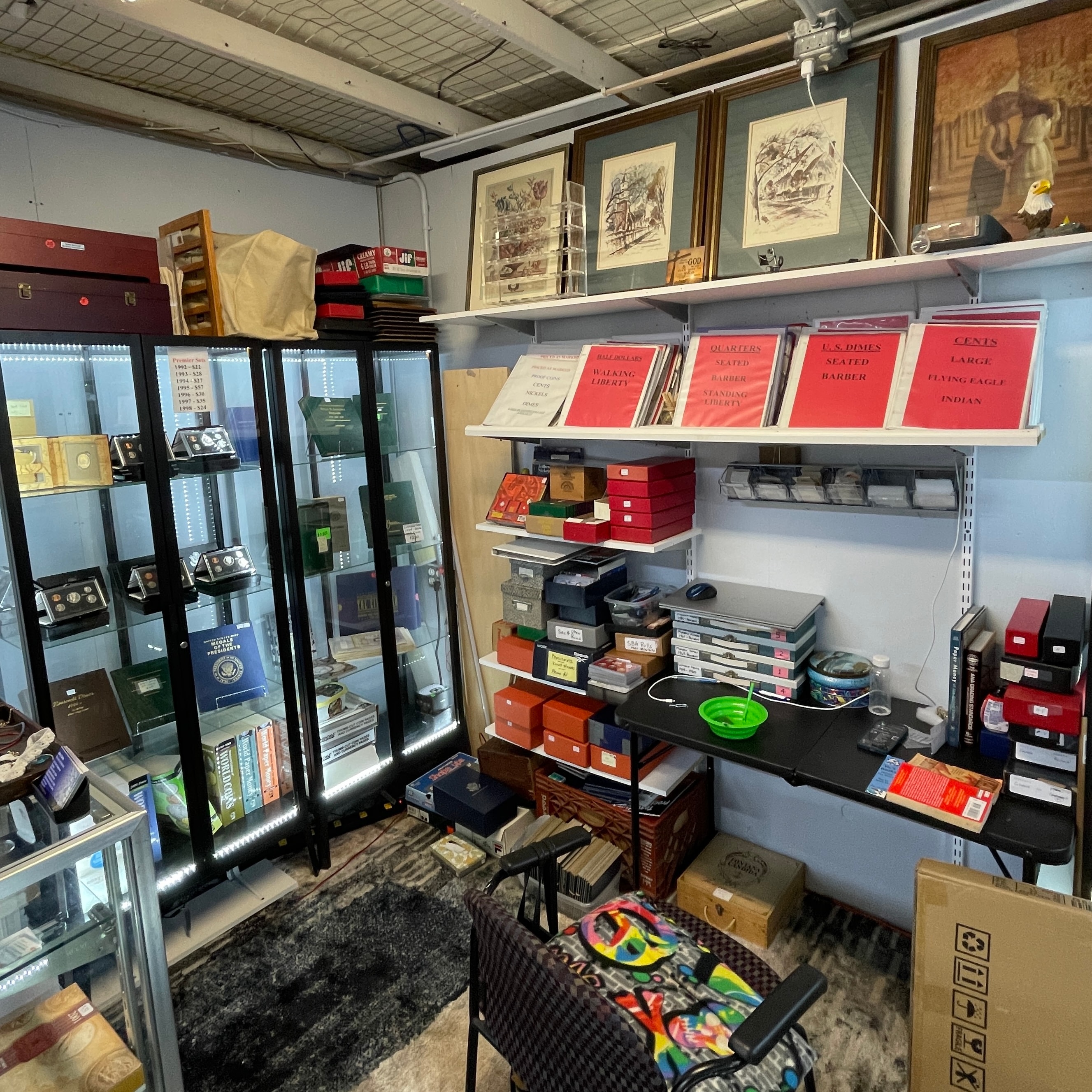 Estate coin collections at Jim's Coins